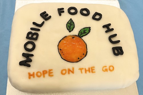 Cake for the mobile food hub