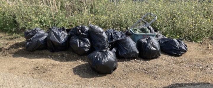 Community Payback team clears 16 bags of rubbish