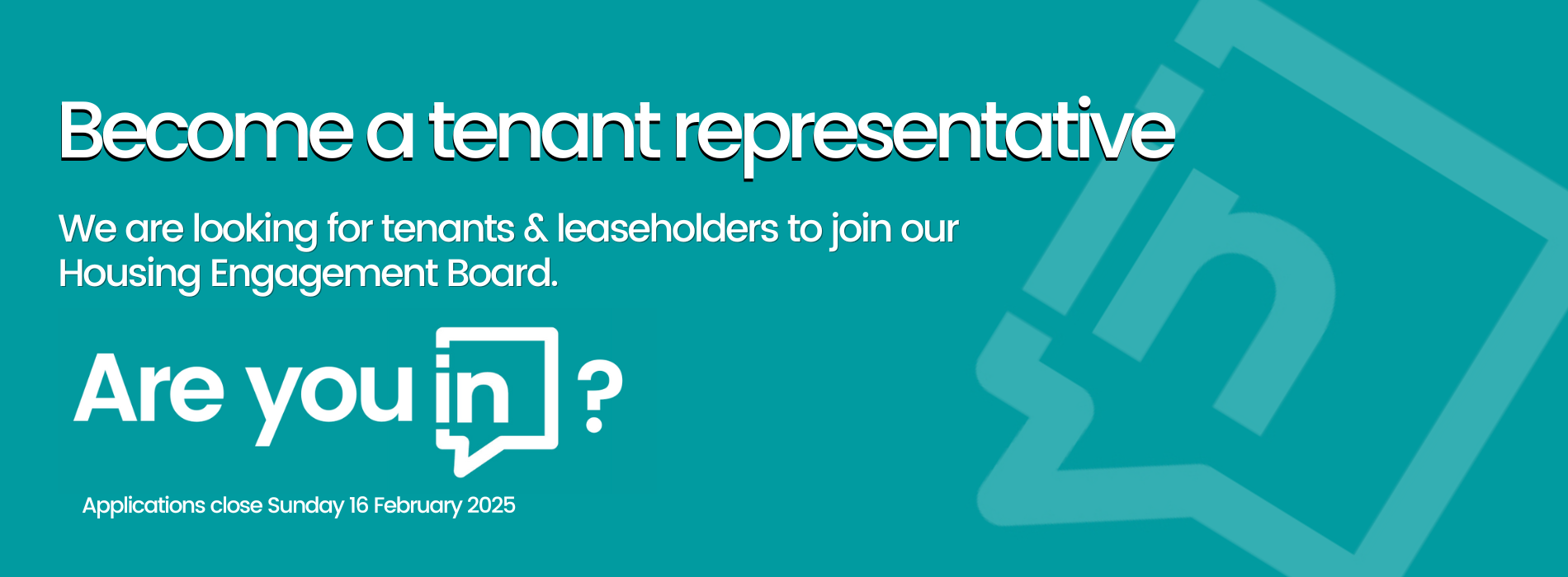 Become a tenant representative