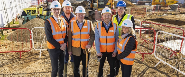 Groundbreaking ceremony marks the start of construction for Northstowe's Unity Centre