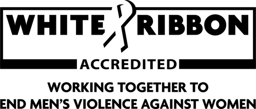 White Ribbon accredited logo