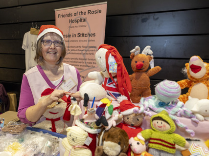 Christmas market at Cambourne stalls