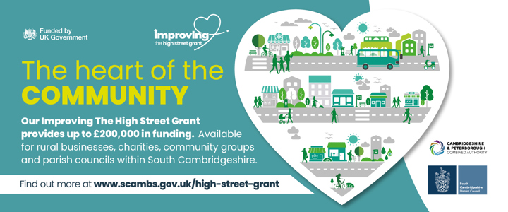 £200,000 of grants will help rejuvenate high streets in South Cambridgeshire